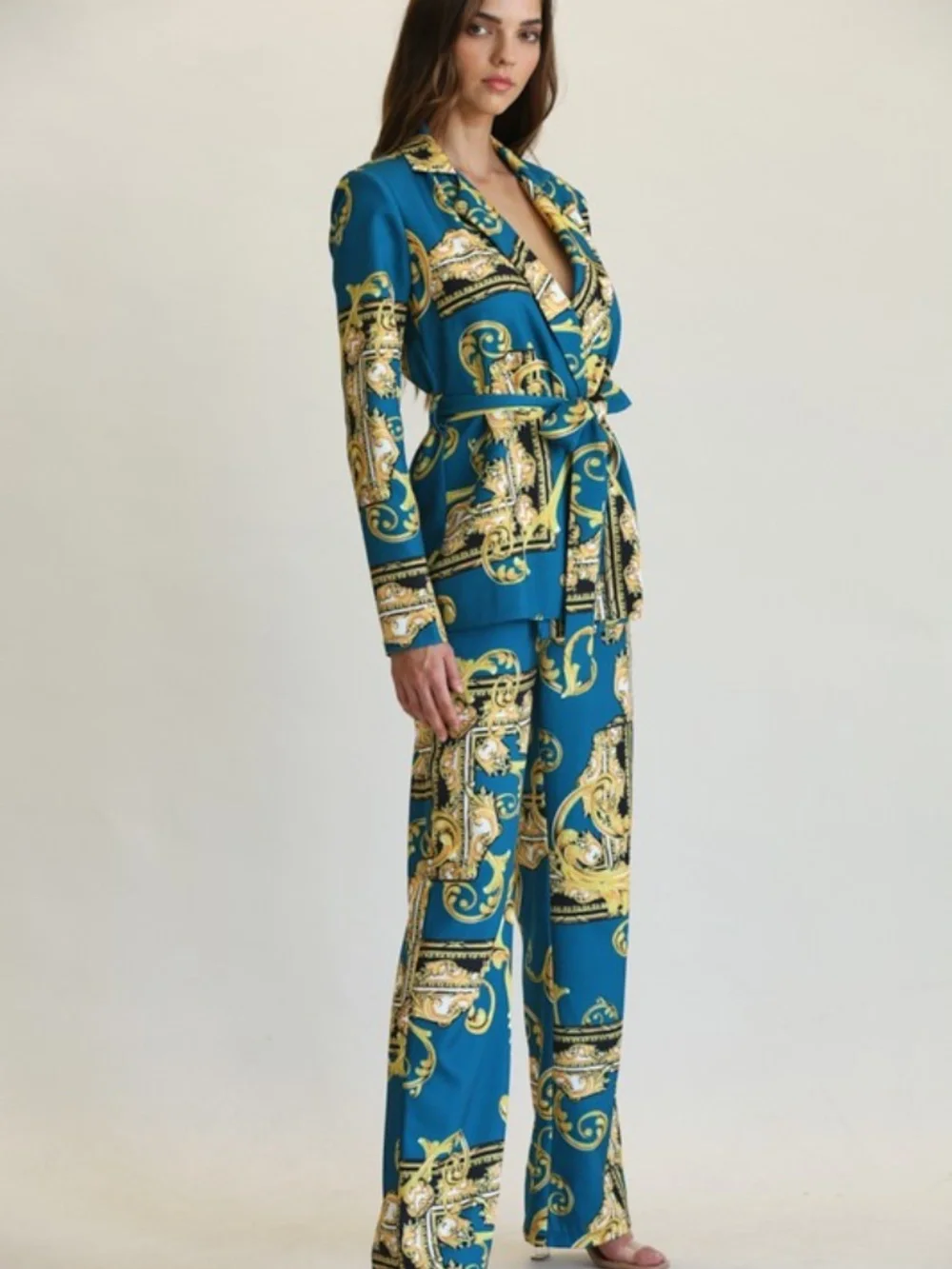Blithe Baroque Print Suit Set - Picture 3 of 3